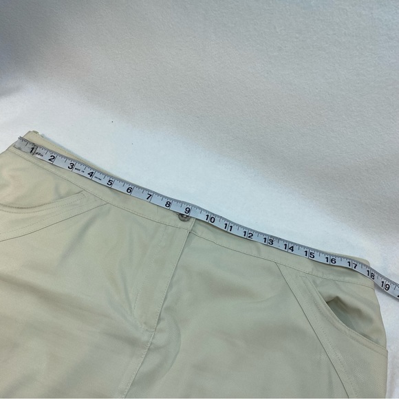 2 Izod Black & Cream Tennis Skirts Size 12 Deep Front Pockets Zippers Size 12 - Picture 16 of 16